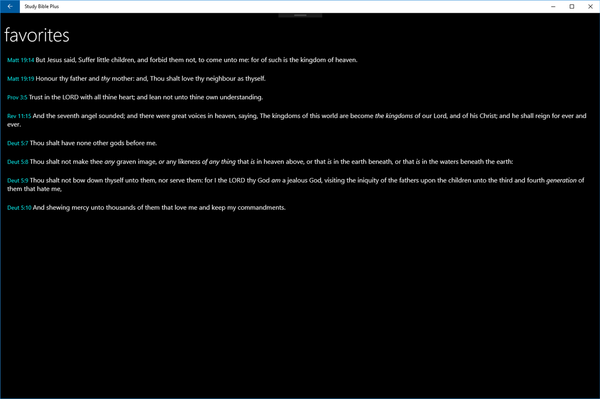 #8. Study Bible Plus (Windows) 来自: Diadochi Software