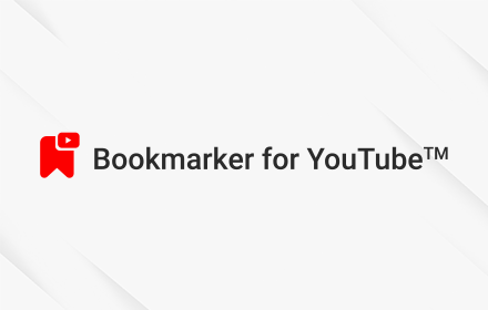 Bookmarker for YouTube™ small promo image