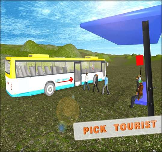 Tourist Bus Offroad Driving 3D screenshot 4