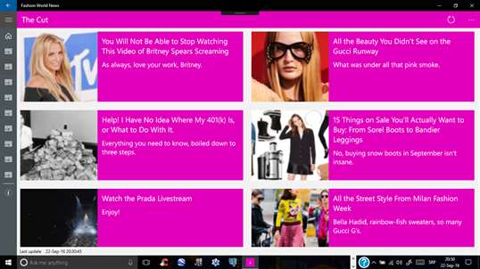 Fashion World News screenshot 2