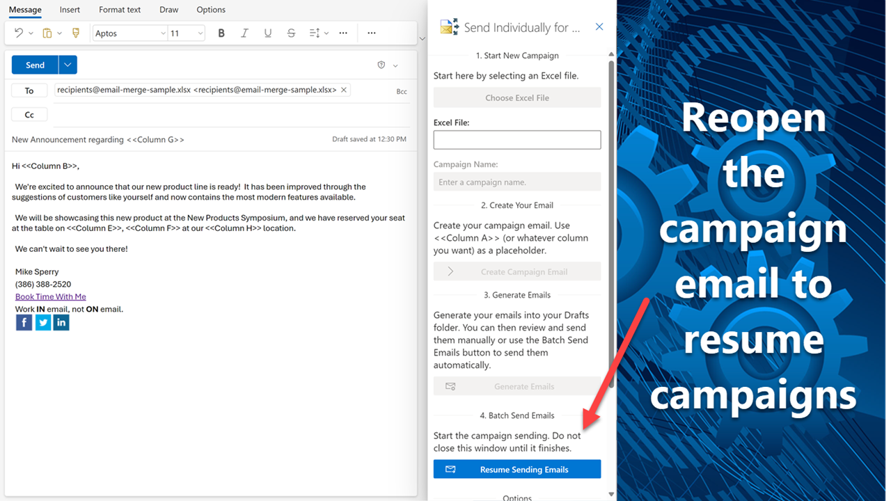 Snapshot 5 of Send Individually