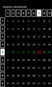 Таблица умножения screenshot 5