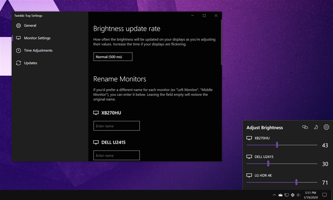 #5. Twinkle Tray: Brightness Slider (Windows) Ved: Xander Frangos