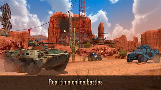 Metal Force: 3D Multiplayer Tank Shooting Game screenshot 2