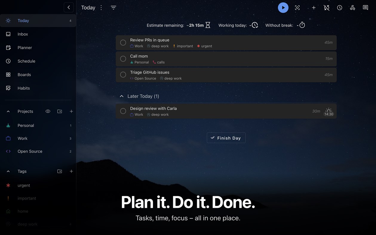 #1. Super Productivity (Windows) 由: johannesjo