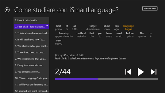 Inglese commerciale screenshot 2