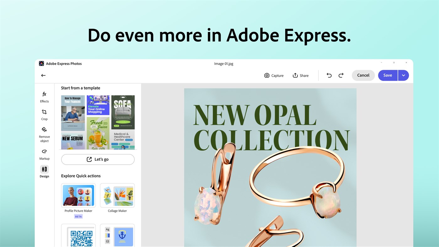 #5. Adobe Express Photos (formerly Photoshop Express) (Windows) di: ADOBE INC.