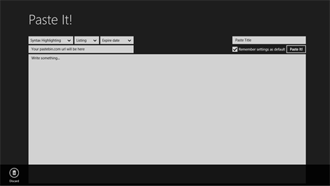 Zrzut ekranu: Application menu