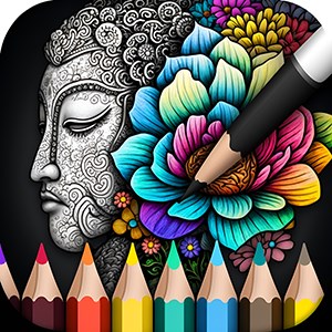 Zen: Coloring book for adults