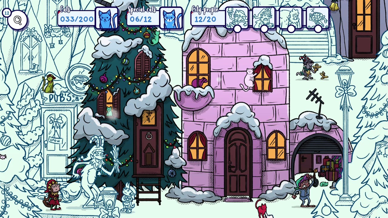 Hidden Cats in Santa's Realm screenshot 1