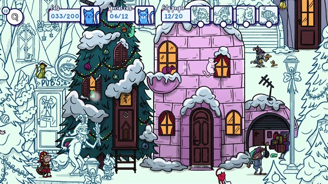 Hidden Cats in Santa's Realm screenshot 1