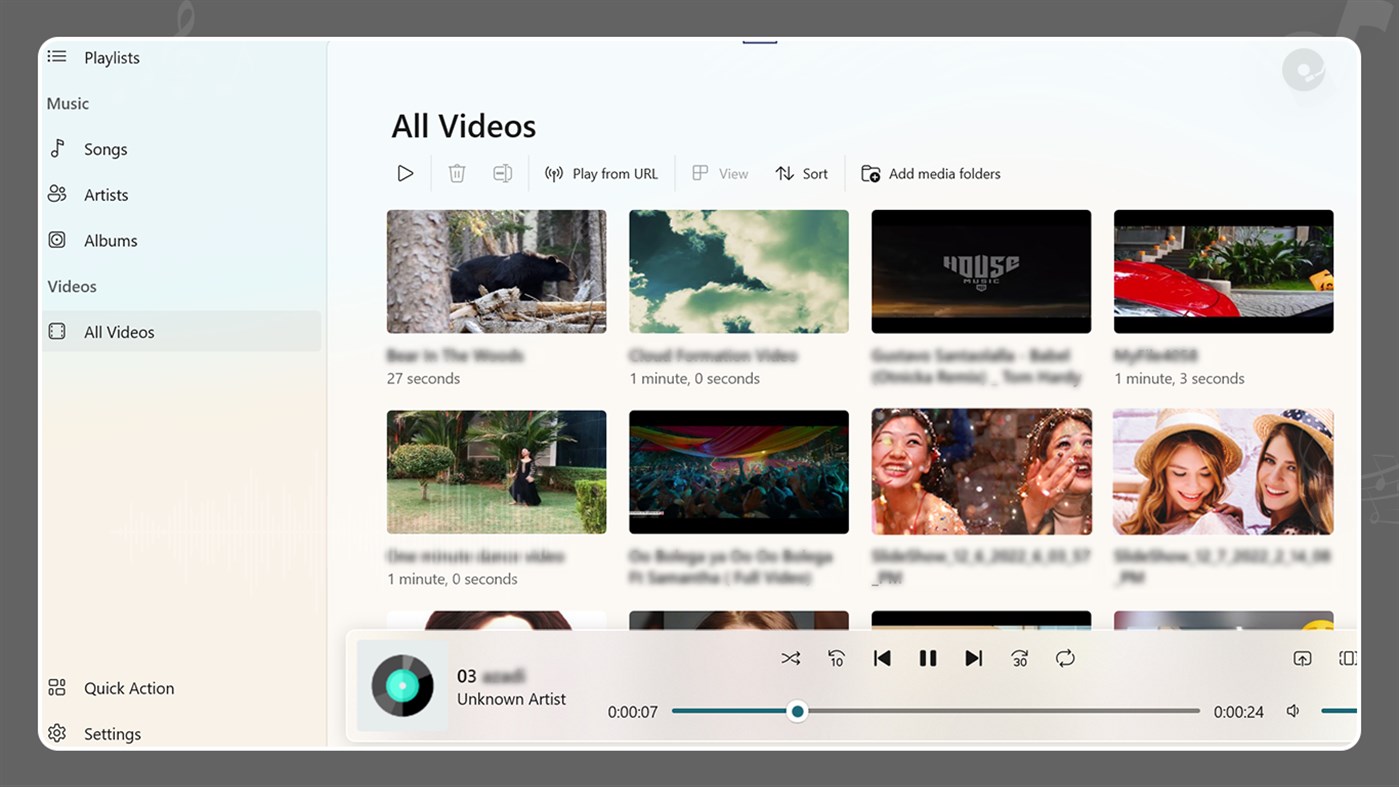 #5. Xtreme Video Player - Media Player (Windows) โดย: Best Game Studio