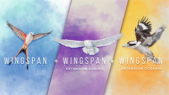 Wingspan (À tire d'ailes) + Extension Europe + Extension Océanie