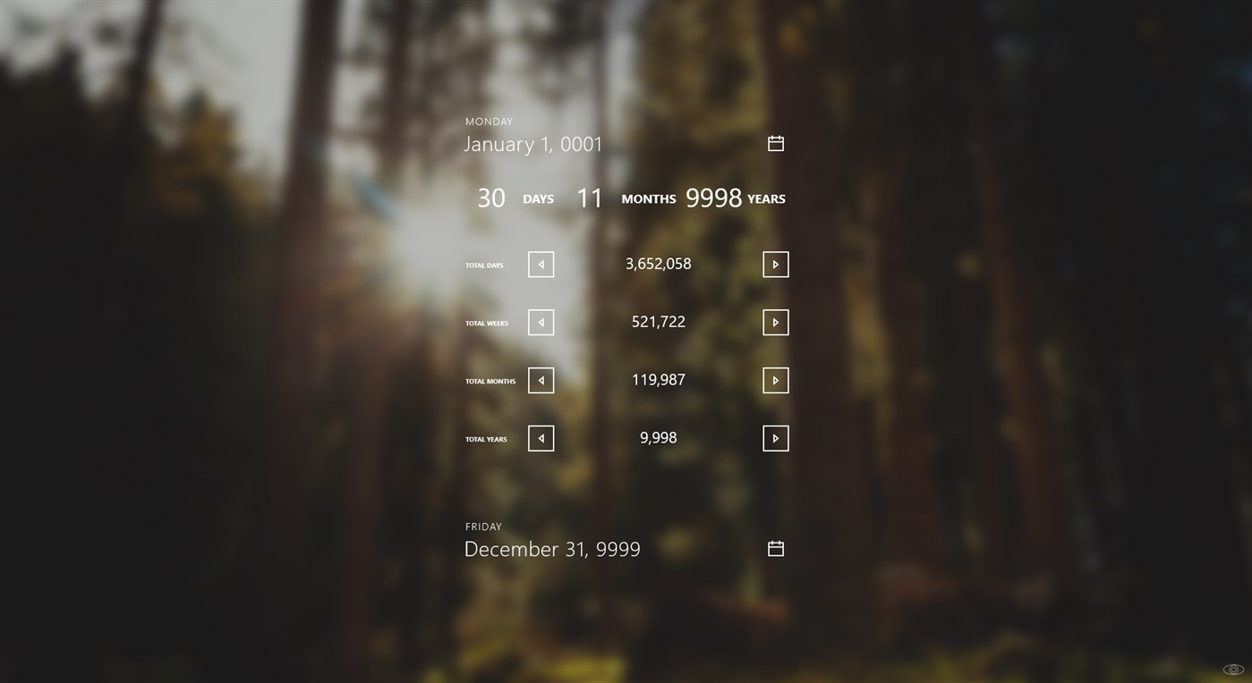#3. Intelligent Date Calculator (Windows) 由: Just Good Apps