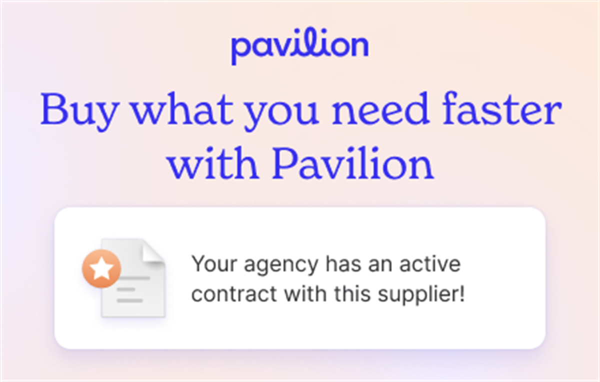 Pavilion: Buy It Faster