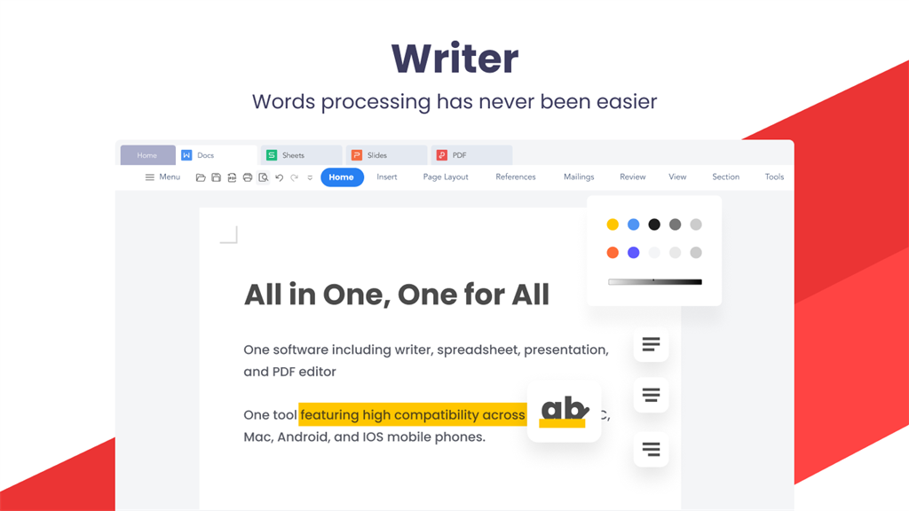 WPS Office - PDF, Word, Excel, PPT Viewer & Editor (UWP)_2