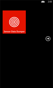 Sensor Data Dumper screenshot 1