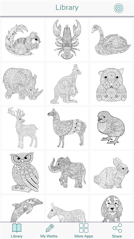 Animal Coloring Pages Screenshots 2