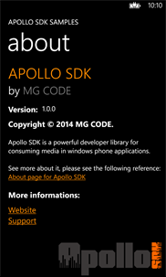 Apollo SDK screenshot 6