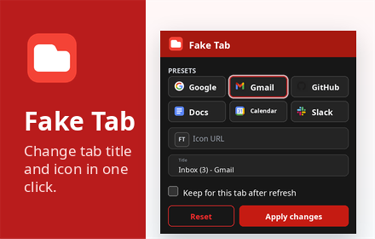 Fake Tab
