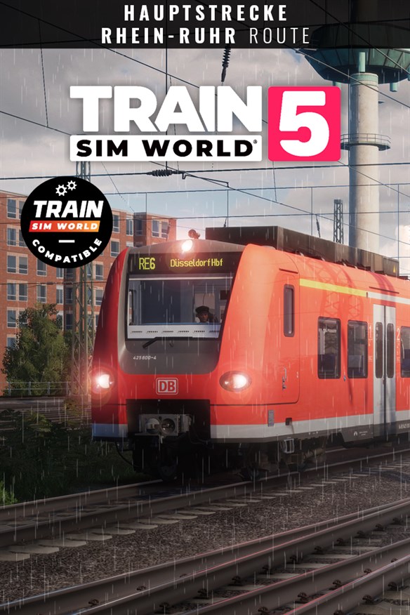 Train Sim World 5: Hauptstrecke Rhein-Ruhr Xbox Series X|S and Xbox One cover art
