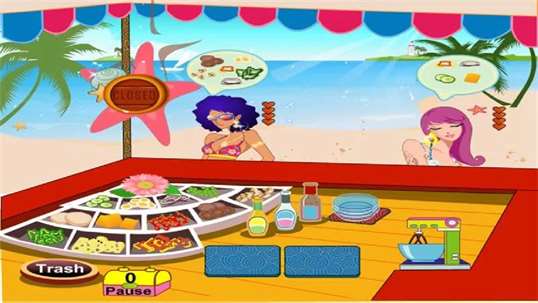 Beach Salad Shop - Cooking Games screenshot 2