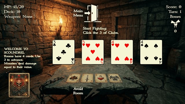 Dungeon Scoundrel: Solitaire screenshot 2