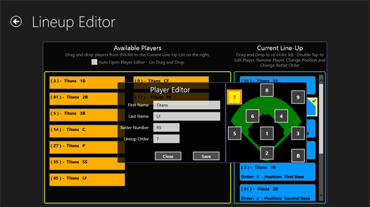 METRO - Baseball Scorebook screenshot 5