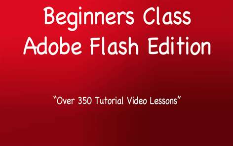 Adobe Flash Beginners Guides Screenshots 1