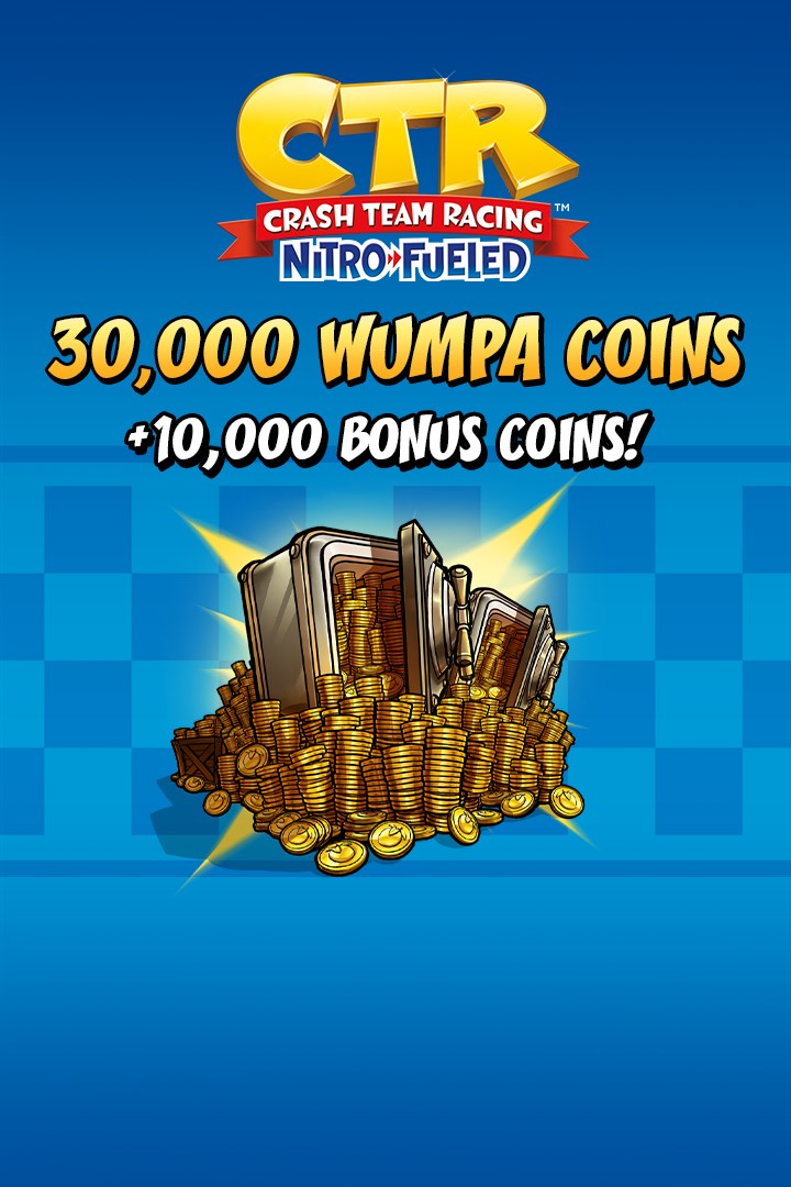 Crash™ Team Racing Nitro-Fueled - 30.000 (+10.000) Moedas Wumpa