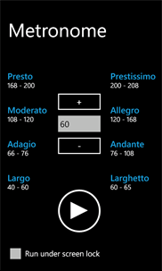 Metronome Free screenshot 1