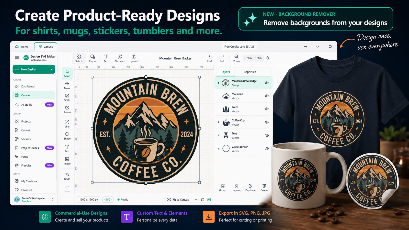 Design SVG Maker & Unlimited Projects, Fonts screenshot