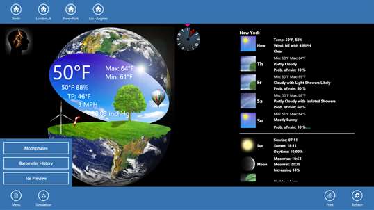 Weather Globe screenshot 2
