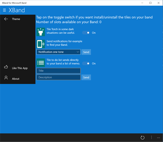 XBand for Microsoft Band screenshot 5