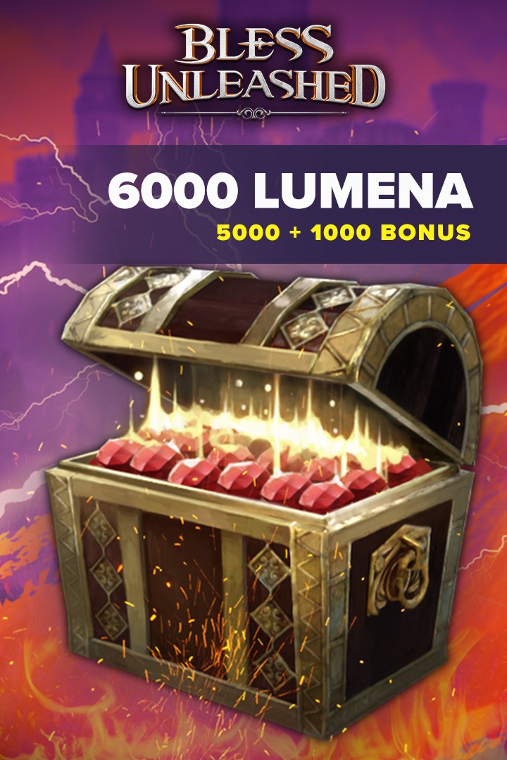 Bless Unleashed: 5.000 Lumenas + 20% (1.000) de bônus