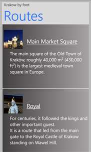 Kraków, Cracovia, Cracow guide screenshot 5