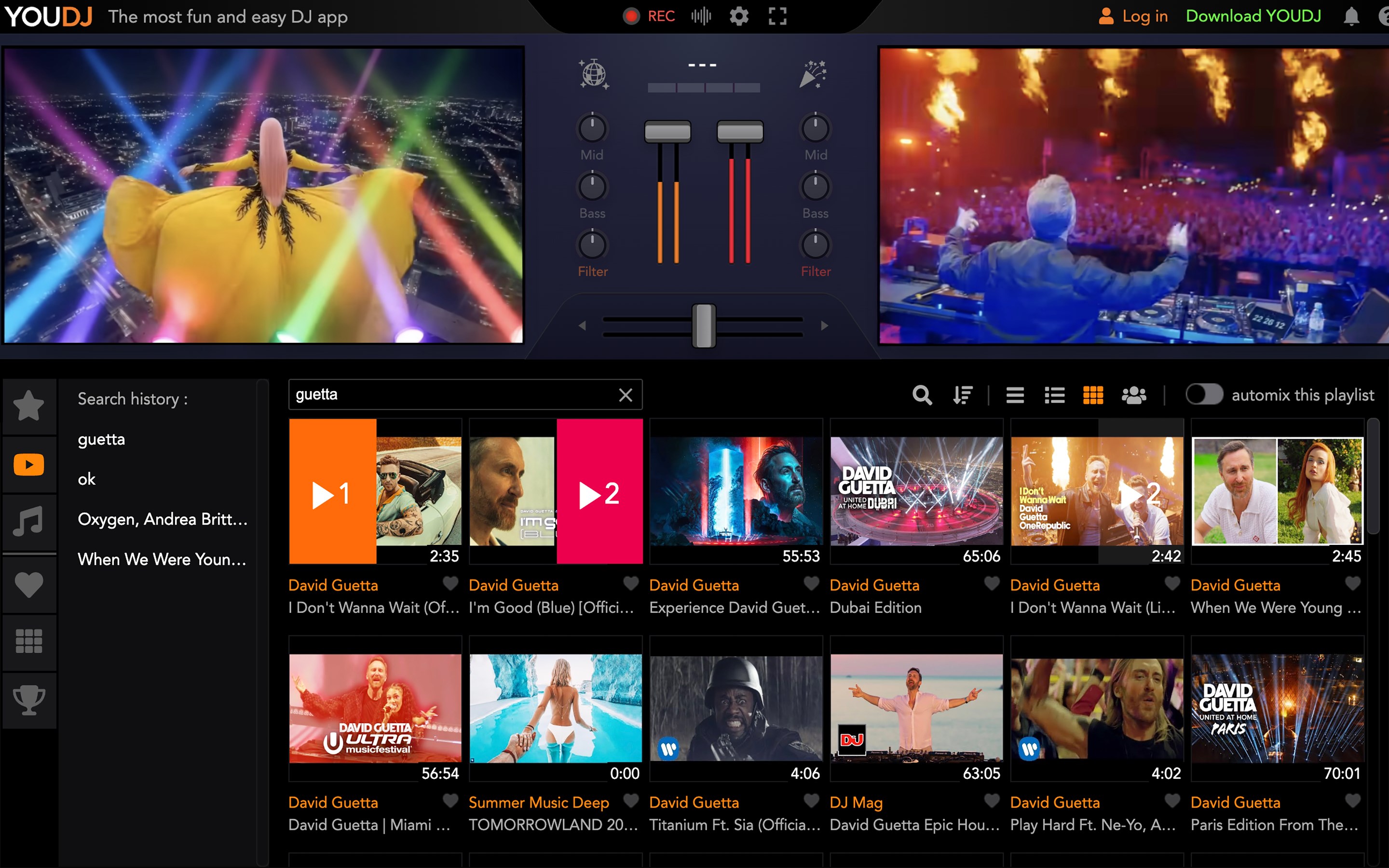 YouDJ Mixer - Easy DJ app screenshot