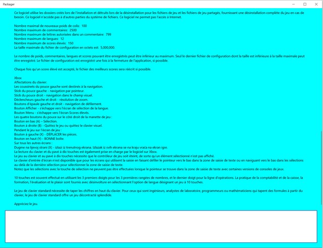 Packager screenshot 1