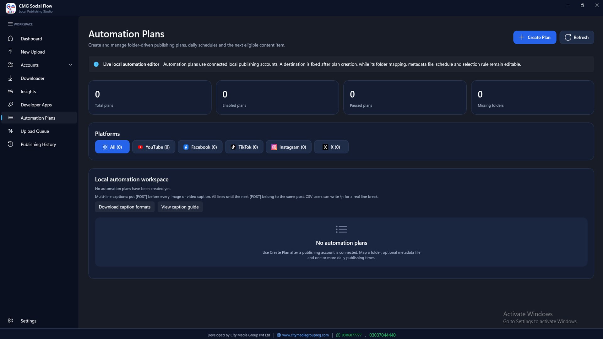 CMG Social Flow screenshot