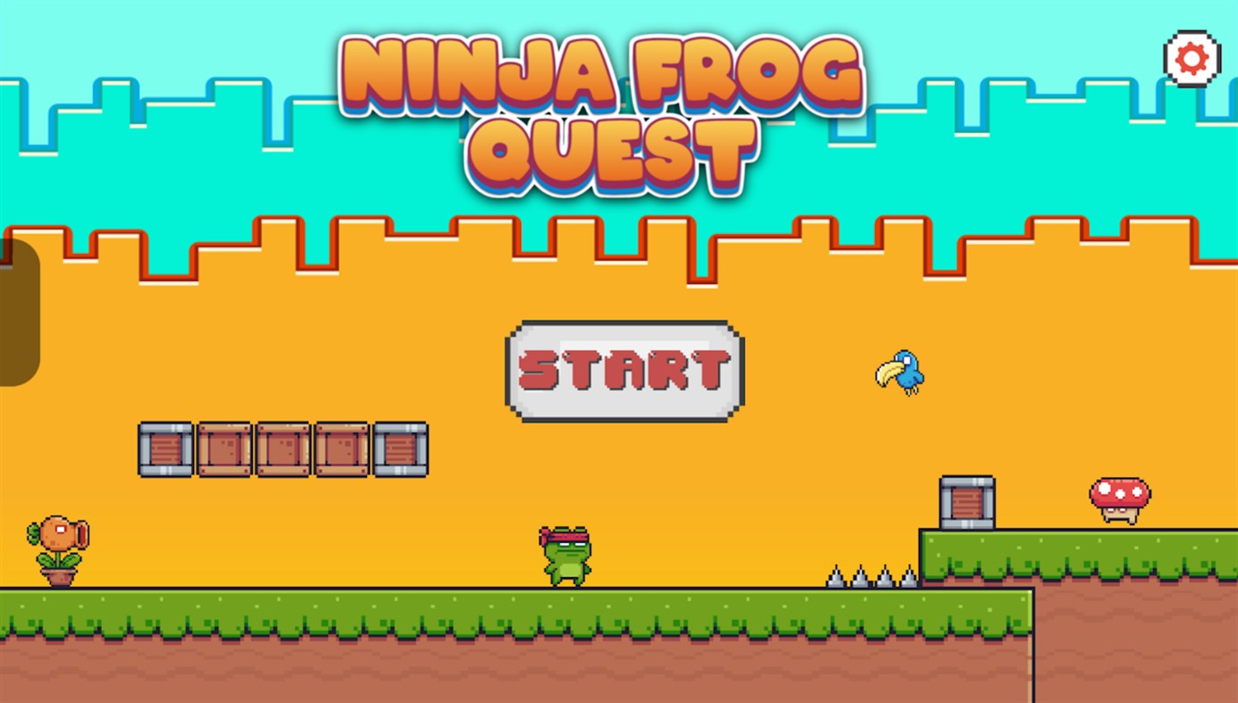 #6. Ninja Frog Quest (Windows) Podle: Khaoula Errami