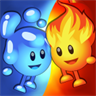 Fire and Ice - Pair Maze Runner, Escape the labyrinth, avoid obstacles, running quest