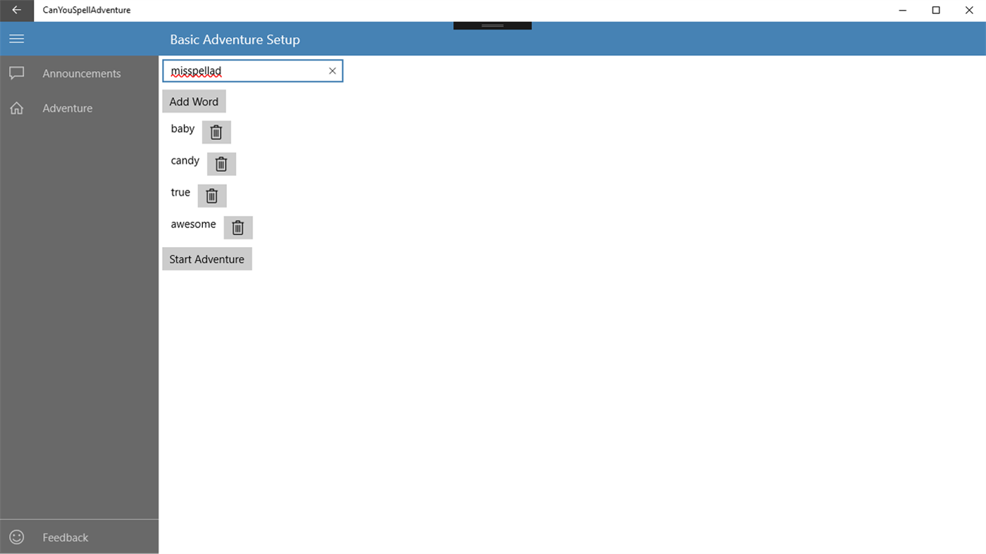 #2. CanYouSpellAdventure (Windows) 由: eLadtronics