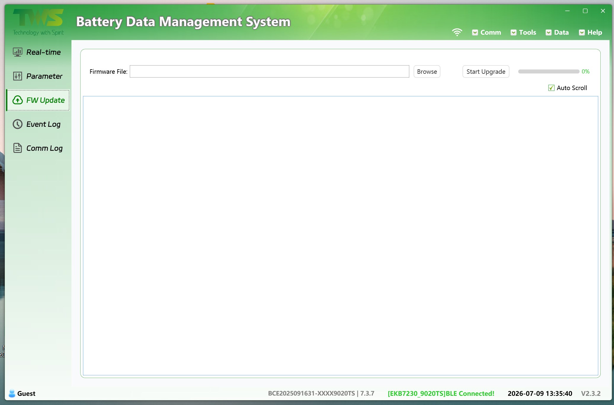 BMS Monitor screenshot