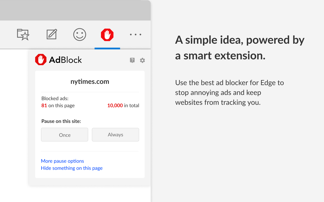 Adblock 最高峰の広告ブロッカー Microsoft Edge Addons