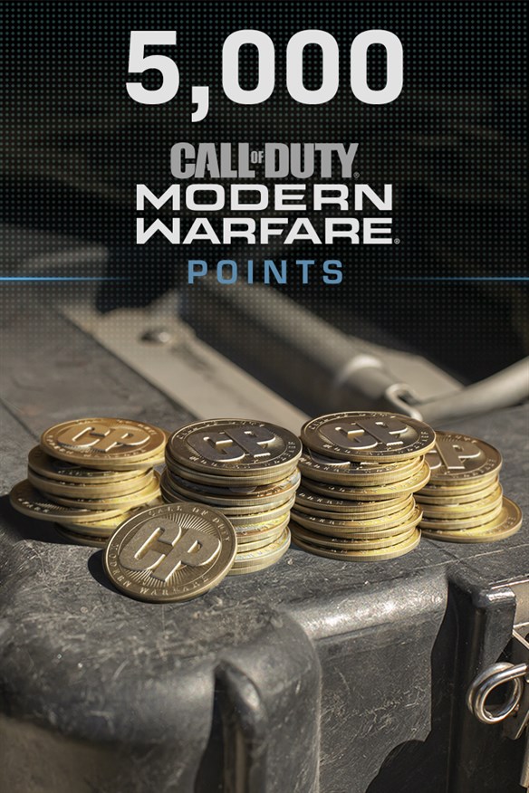 5,000 Call of Duty: Modern Warfare Points (Windows) Xbox Series X|S and Xbox One cover art
