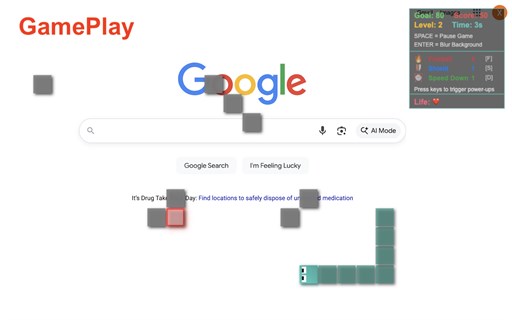 Snake Overlay - Play on Any Page