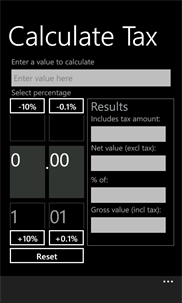 Tax Calculator screenshot 1