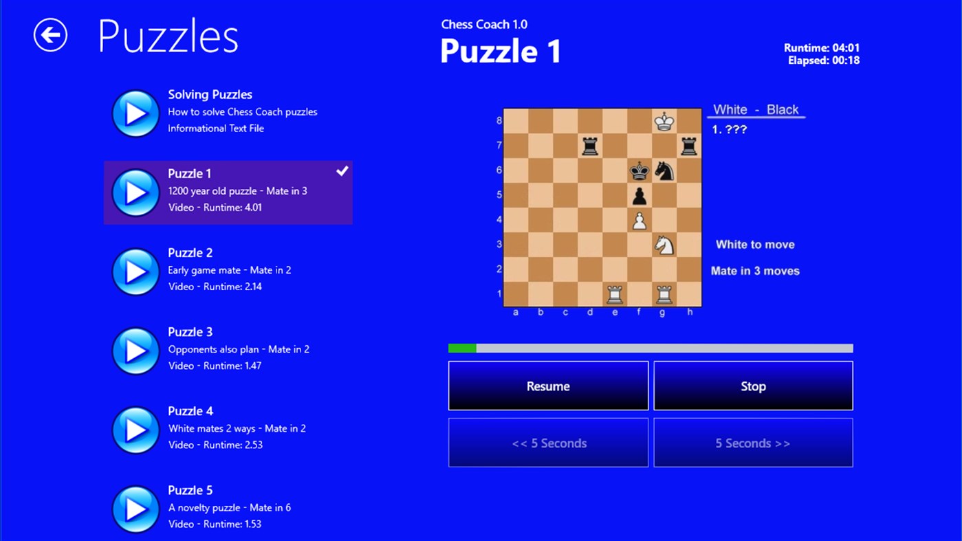 #6. Chess Coach 1.0 DT (Windows) By: Universal Applications
