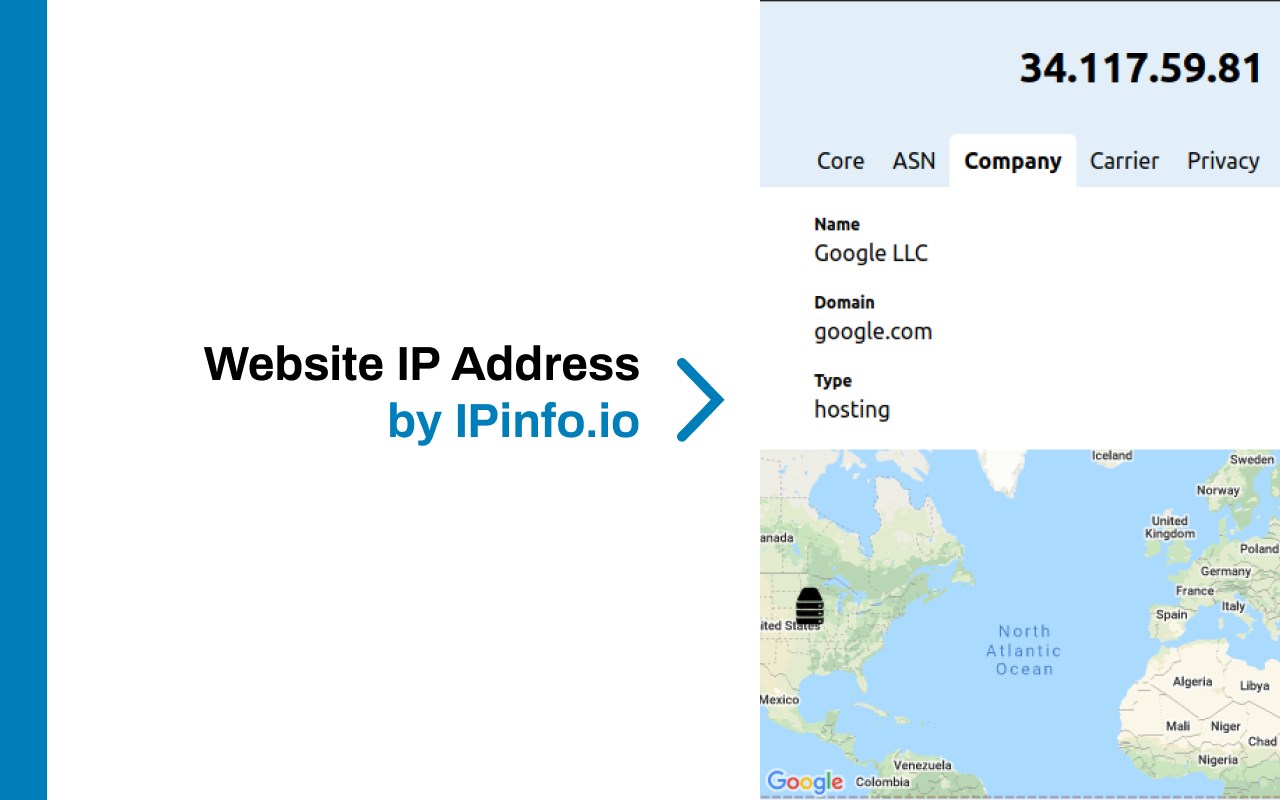 IP Address Information by IPinfo.io