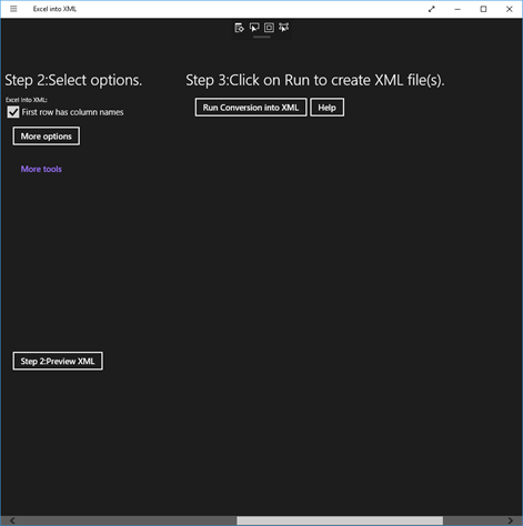 Spreadsheet into Xml Screenshots 2